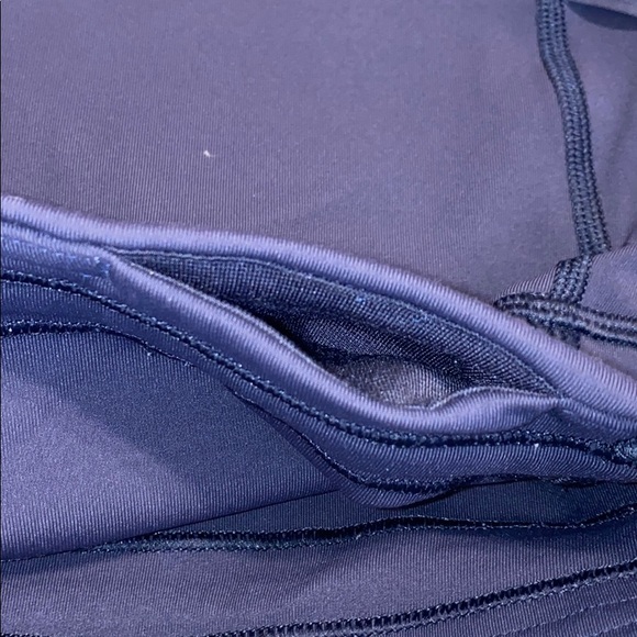 Navy Lululemon Legging with Mesh Detail - Picture 7 of 8